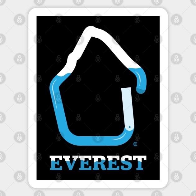 Everest Carabiner Sticker by CuriousCurios